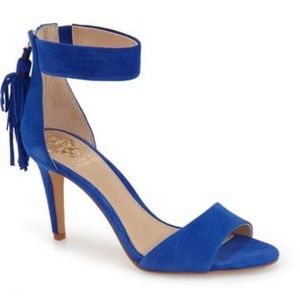 Blue Vince Camuto Tassel Heel